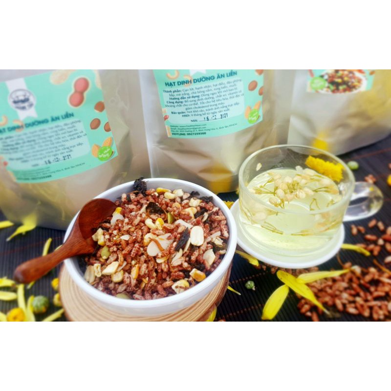 Hạt dinh dưỡng ăn liền bịch 100 gr